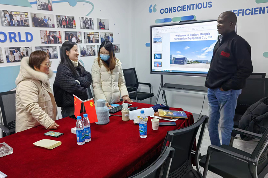 নাইজেরিয়া গ্রাহক কারখানা পরিদর্শন